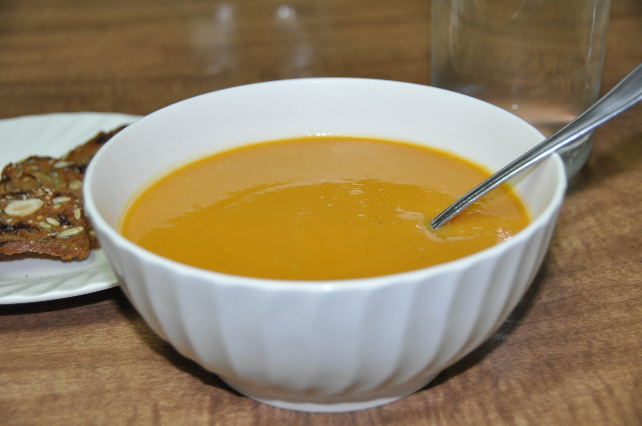 Miso Ginger Sweet Potato Soup | Tangled Up In Food