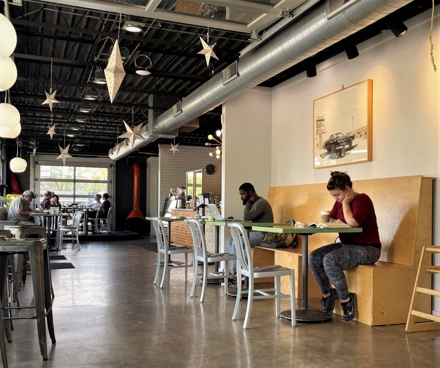 Coffee shop interior