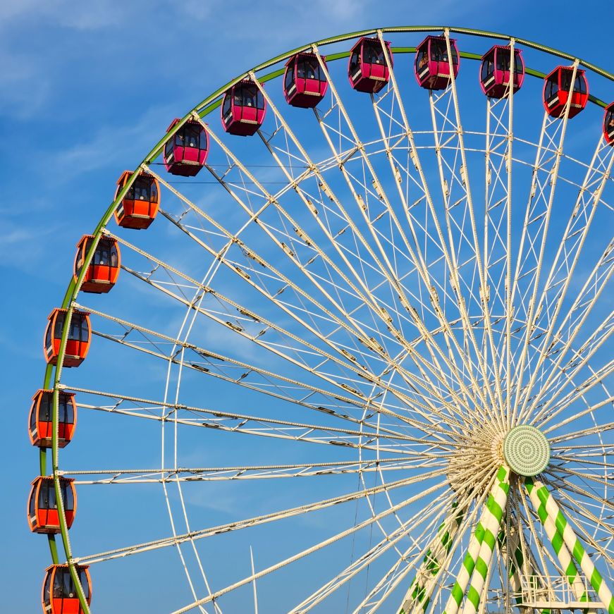 Large ferris wheel