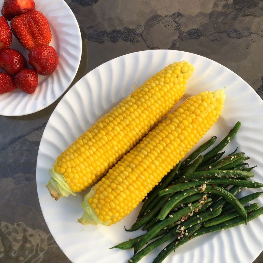 CSA vegetables for dinner