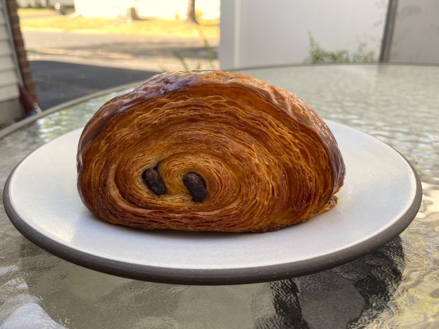 Chocolate croissant, RMY Patisserie, Minneapolis Chocolate croissant